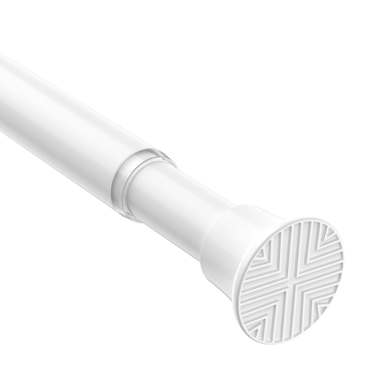 Spring Tension Curtain Rod for Window,White 31-76" 2 Pack Shower Rod