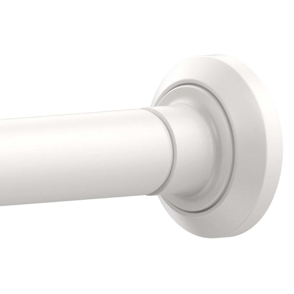 ENJOYBASICS 1" Nickel Shower Curtain Rod, 30-76" Adjustable, Secure Tension