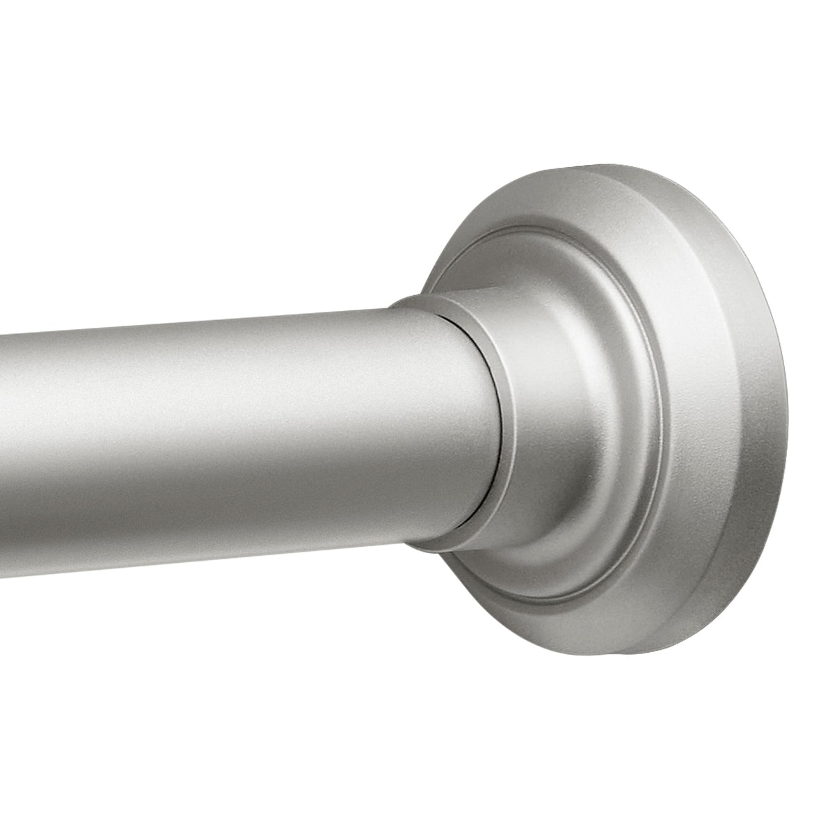 ENJOYBASICS 1" Nickel Shower Curtain Rod, 30-76" Adjustable, Secure Tension