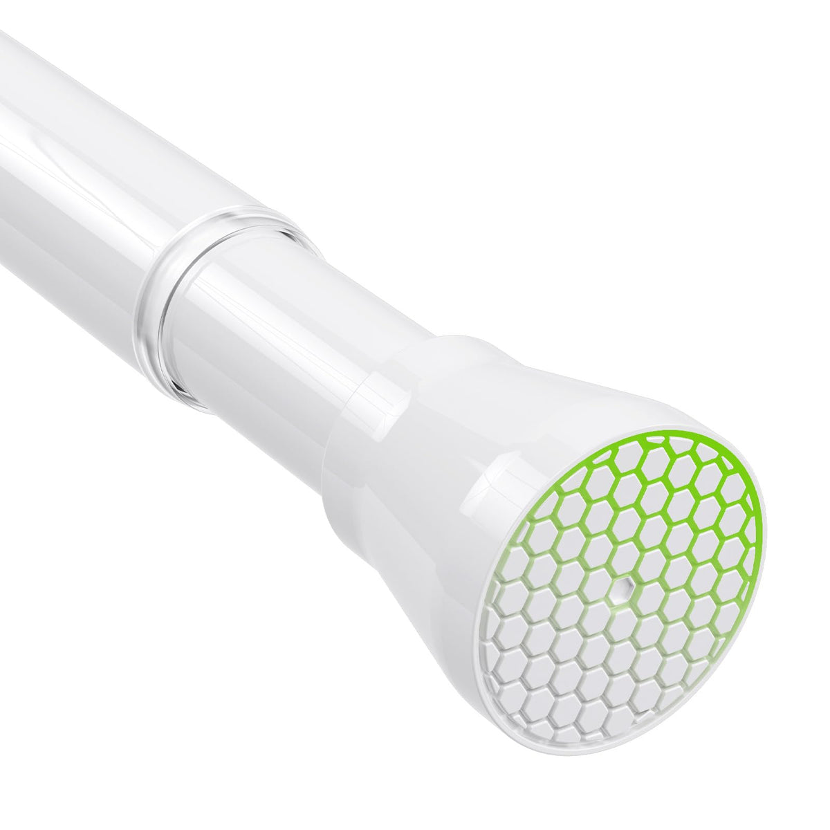 Shower Curtain Rod 45 to 77 Inches White Shower Rod