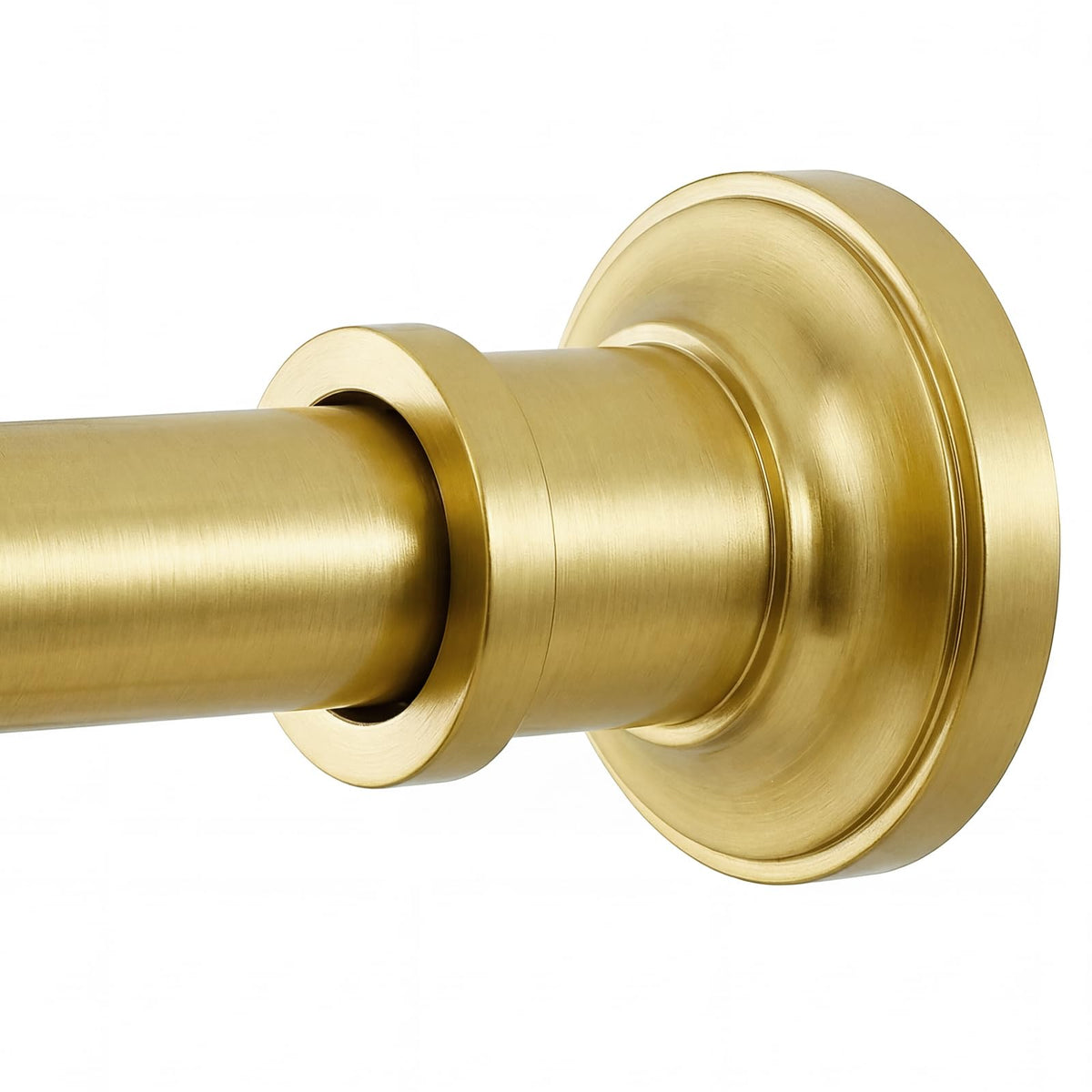 BRIOFOX Bronze Tension Curtain Rod 24 to 78 Inch(2-6.5ft) - Spring Tension Shower Curtain Rod, No Drilling Oil Rubbed Bronze Tension Rod for Curtains Windows
