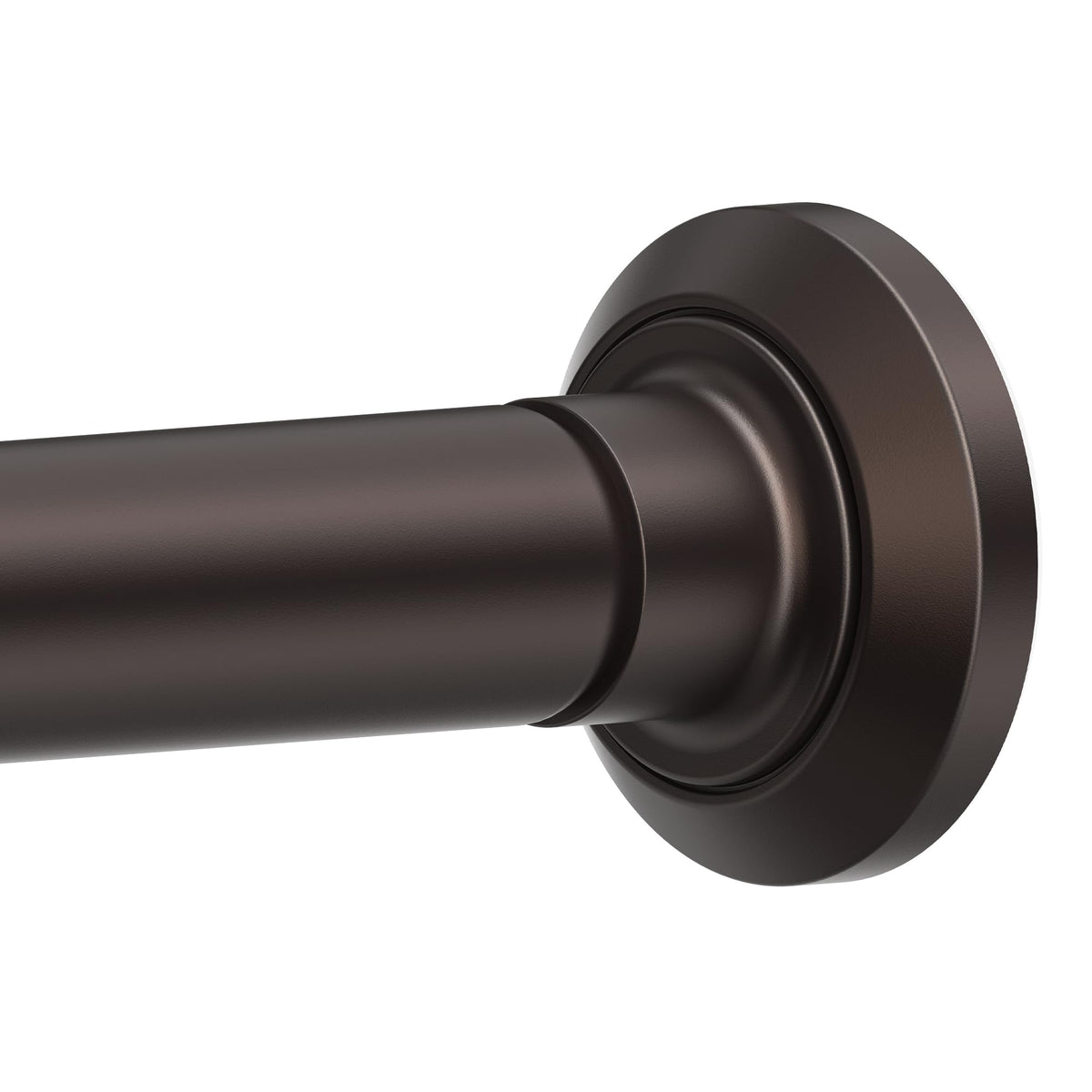 ENJOYBASICS 1" Nickel Shower Curtain Rod, 30-76" Adjustable, Secure Tension