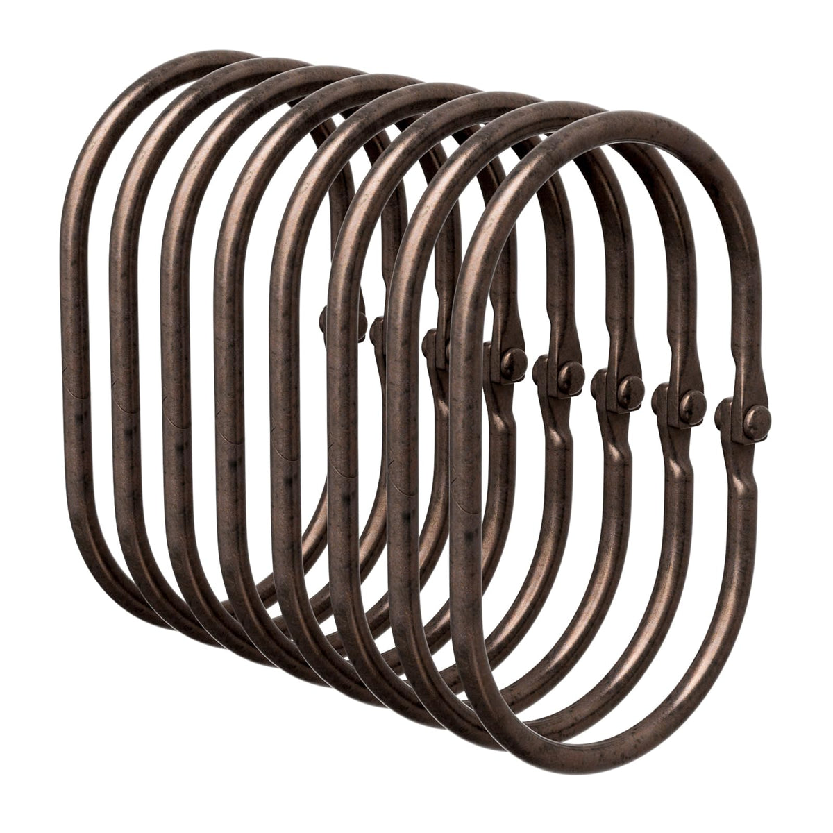 Shower Curtain Rings, Bathway Shower Curtain Hooks, Black Shower Curtain Rings Rust Proof, Anti-Drop Shower Rings for Curtain, Shower Hooks for Shower Curtain Rod Bathroom Curtain Rings