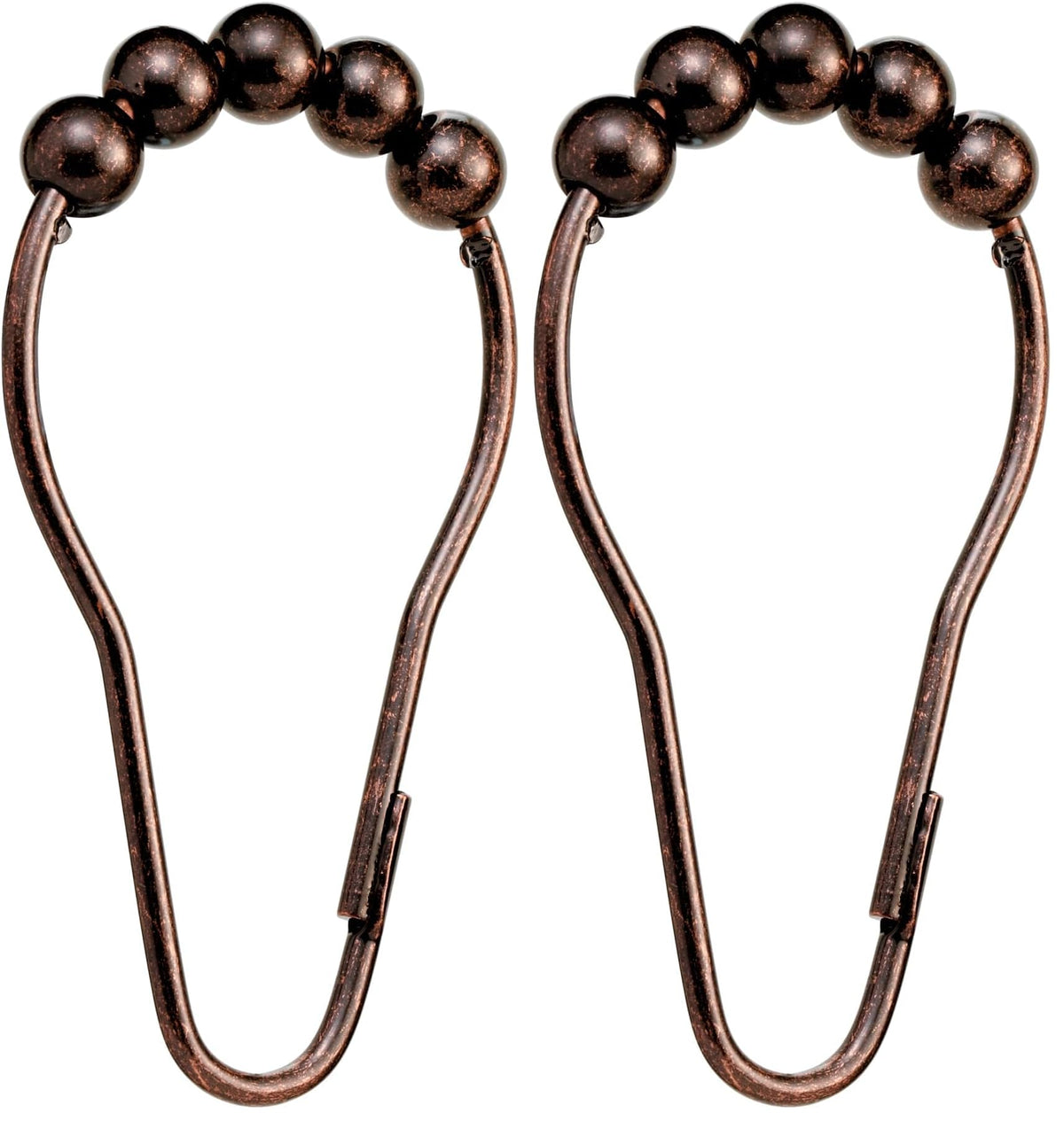 Moen SR2100BN Shower Curtain Rolling Rings, Pack of 12, Brushed Nickel