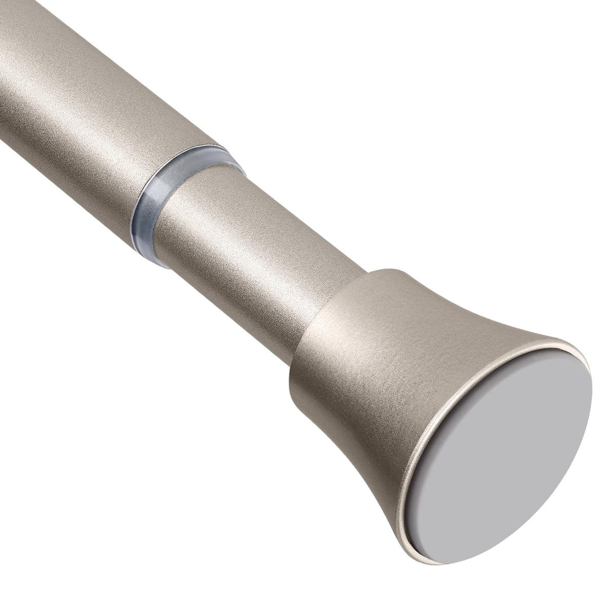 Bronze Shower Curtain Rod - Tension Curtain Rod for Window or Bathroom Adjustable 32 to 78 inch Spring Tension Shower Rod No Drilling Non Slip, Matte Bronze