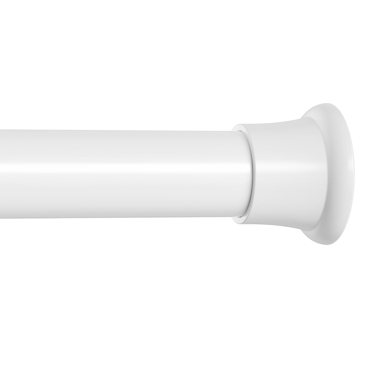 White Tension Curtain Rod 31 To 76 Inch Shower Curtain Rods Tension 2pcs