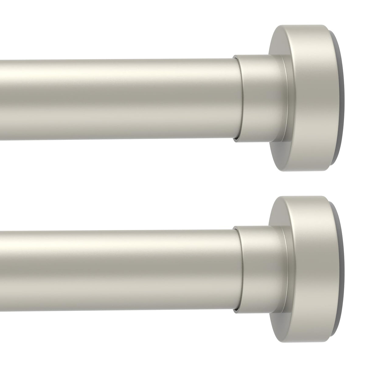 Spring Tension Shower Curtain Rod,18-49",Heavy Duty,No Drill,Gold
