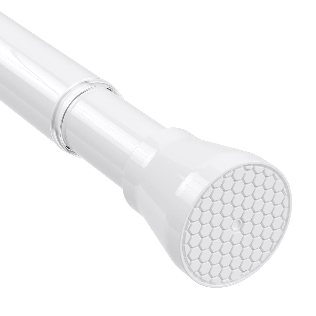 Shower Curtain Rod 45 to 77 Inches White Shower Rod