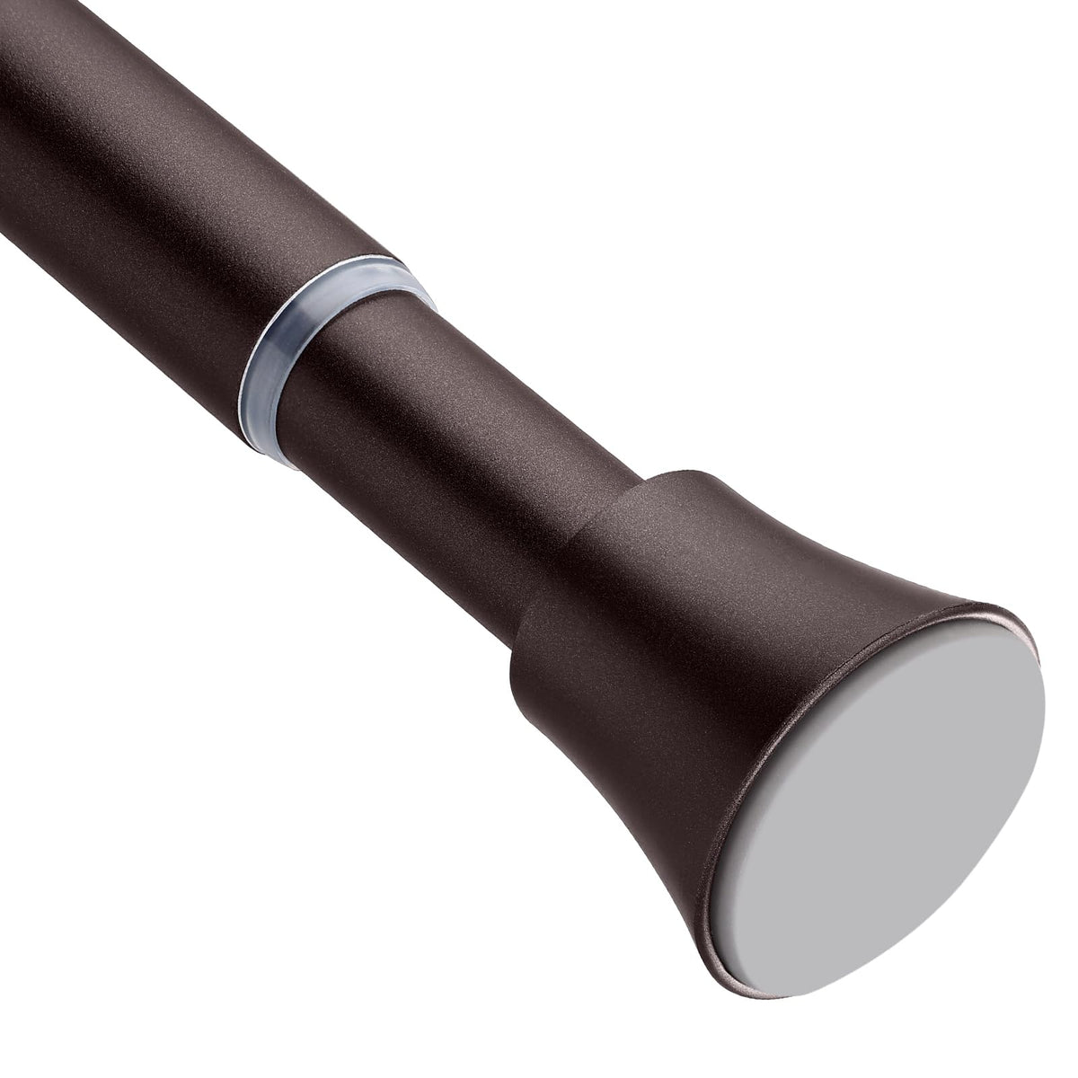 Bronze Shower Curtain Rod - Tension Curtain Rod for Window or Bathroom Adjustable 32 to 78 inch Spring Tension Shower Rod No Drilling Non Slip, Matte Bronze