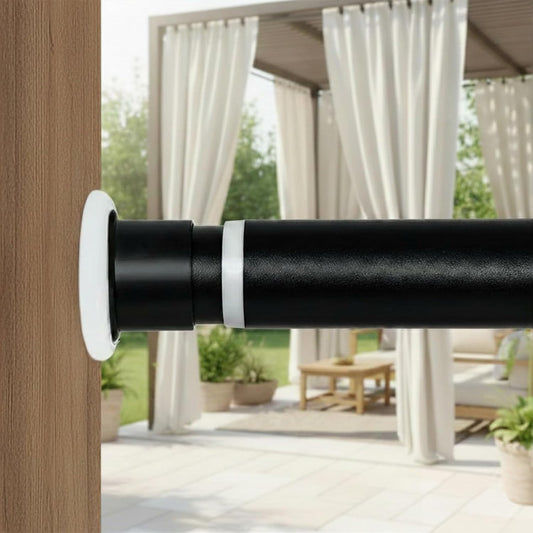 Large Long Tension Curtain Rod 43-162 in (3.6-13.5 ft)