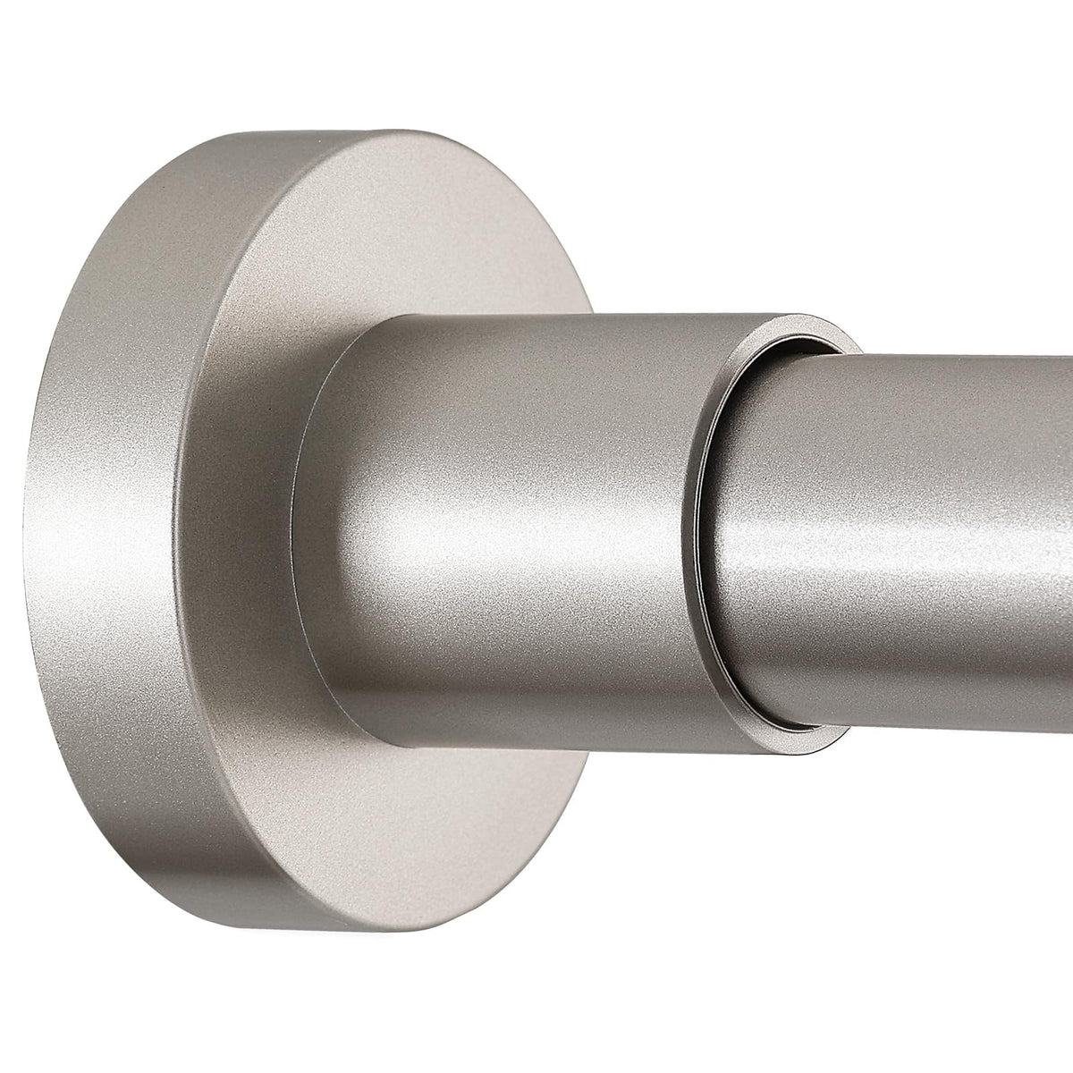 BRIOFOX Shower Curtain Rod Adjustable 18-64 Inch, Stainless Steel Spring Tension Shower Rod No Drilling Non Slip, Sunset Gold