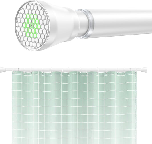 Shower Curtain Rod 45 to 77 Inches White Shower Rod